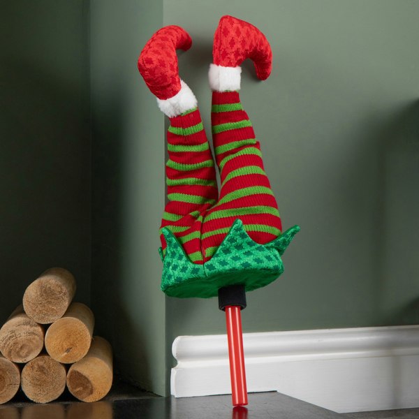 Samuel Alexander 55cm Battery Operated Soft Animated Elf Kicking Legs Christmas Decoration