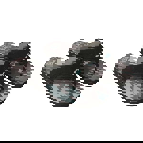 Animal Mens Jekyl Recycled Flip Flops - Medium Grey