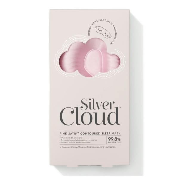Silver Cloud Beauty Silver Cloud Contour Sleep Mask Infused with Silver Ions Pink