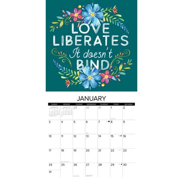 Live, Laugh, Love Calendar 2027, Wall Calendars, Month To View, Lifestyle, Gift