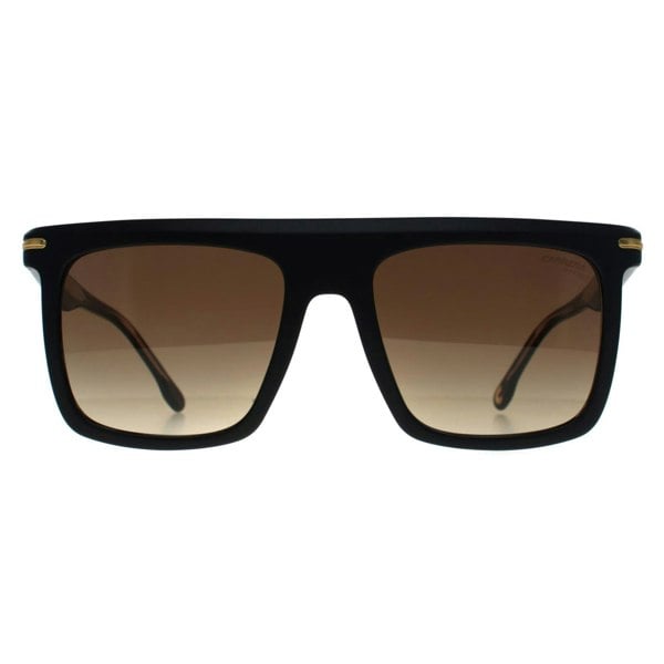 Carrera Sunglasses 359/S I46 86 Matte Black with Gold Black Brown Green