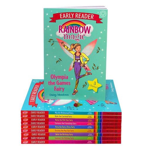 Orchard Books Rainbow Magic - 10 Books Box Set by Daisy Meadows (Early Reader)