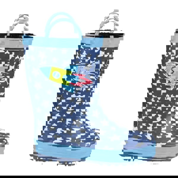 Cotswold Childrens/Kids Sprinkle Wellington Boots - Blue Rocket