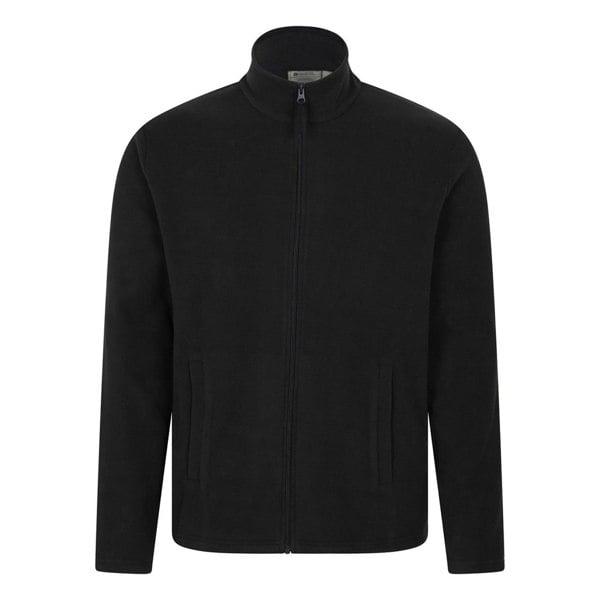 Mountain Warehouse Mens Raso Full Zip Fleece Top - Black