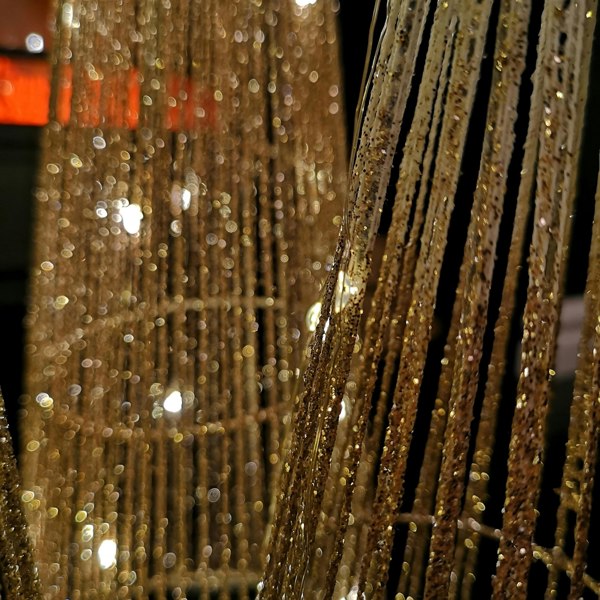 Samuel Alexander LED Tree Cone Obelisk Trio with 90 LEDs in Gold