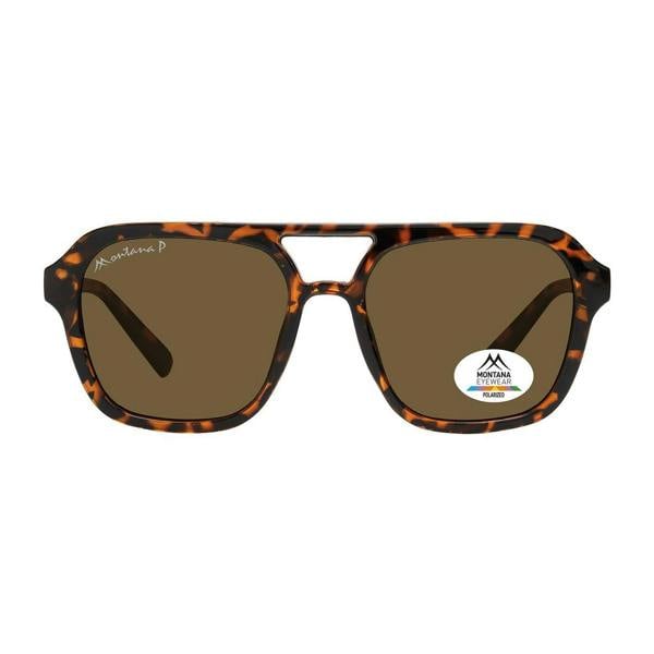 Montana Sunglasses MP174 D Tortoise Brown Polarized