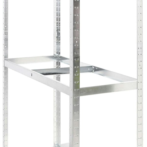 Berkfield 3-Layer Tire Racks 4 pcs Silver 110x40x200 cm Steel