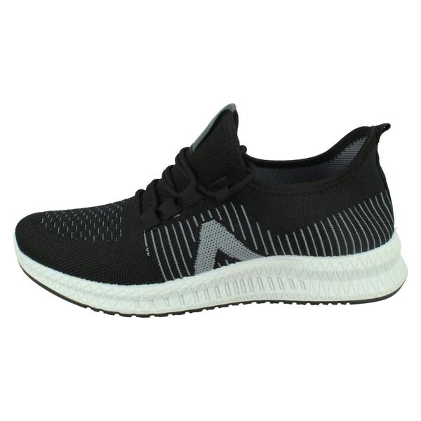 Reflex Mens Reflex Knitted Lace Up Trainers A2186