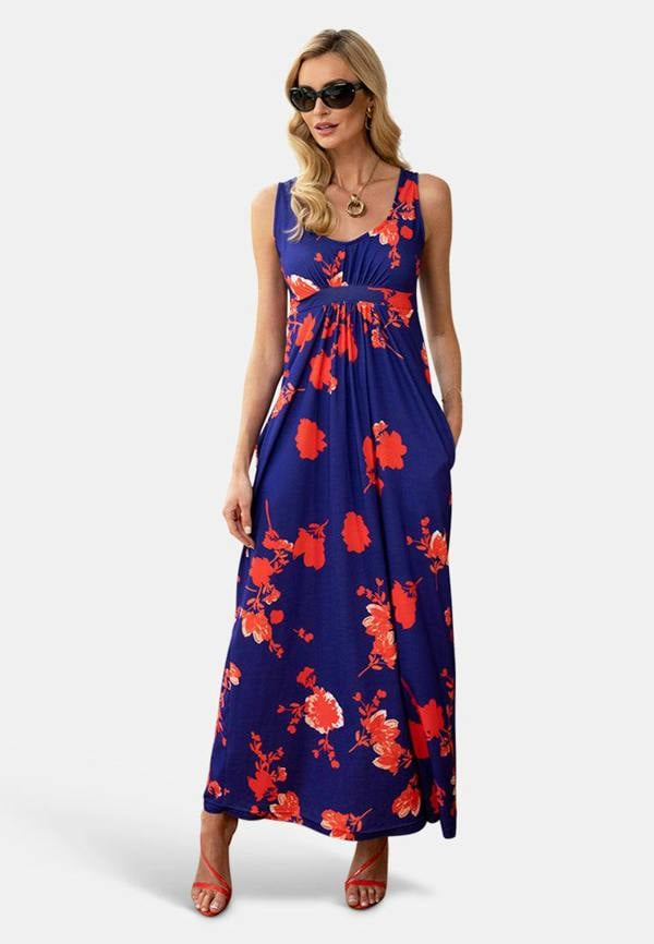 HotSquash Empire Waist Maxi Dress