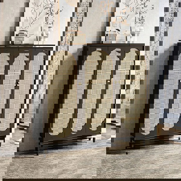 Cheryl Rattan Sideboard, Black / 120CM, Display-Rit Concept-Rit Concept