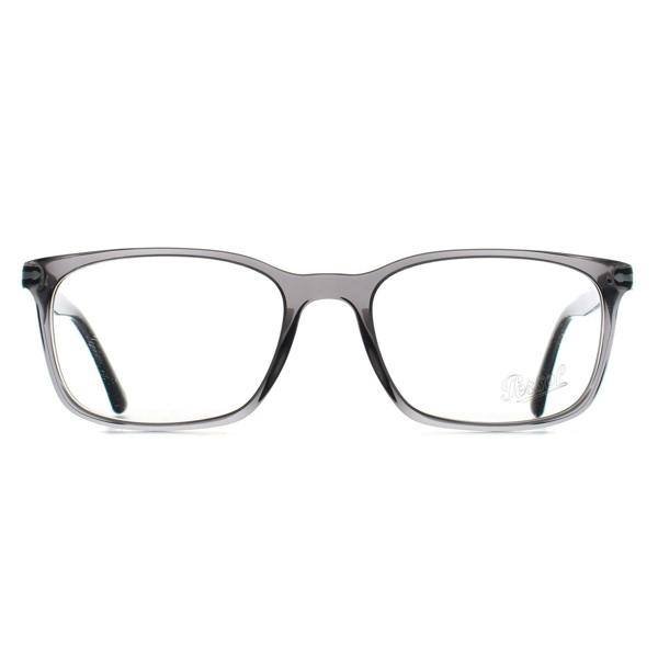 Persol Glasses Frames PO3189V 1196 Transparent Grey Men