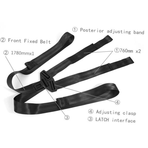 Havendro Universal ISOFIX Bracket Car Child Seat Anchor Mounting Replacement Restraint