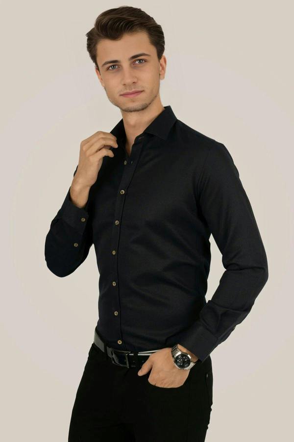 WOVCOR Button-Down Slim Fit Men’s Shirt