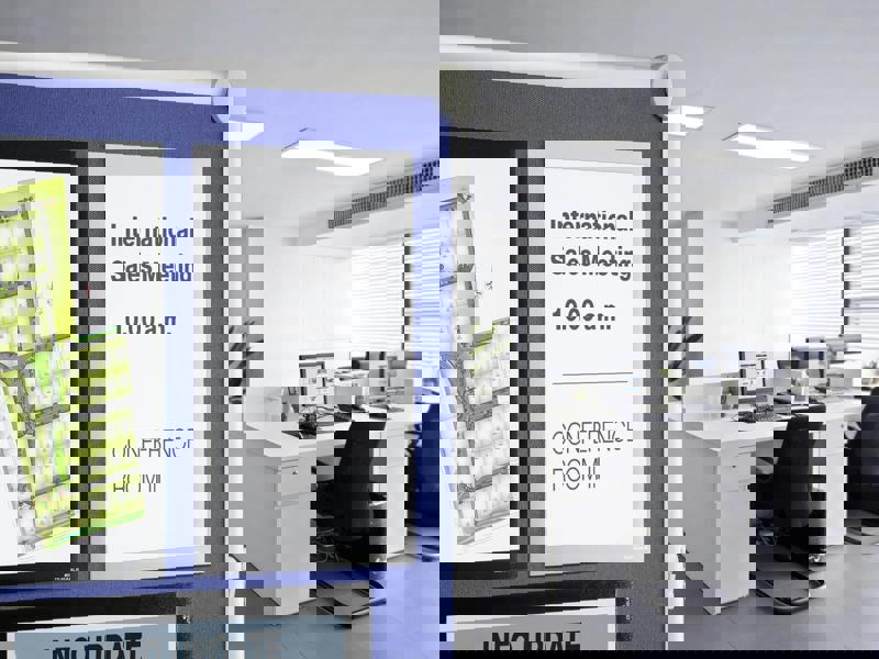 Durable DURAFRAME GRIP Fabric Adhesive Magnetic Signage Frame | A4 | Silver