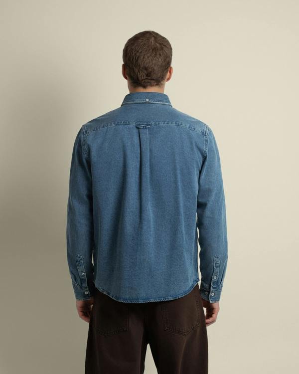 Larsson & Co Freddie - Denim Long Sleeve Shirt