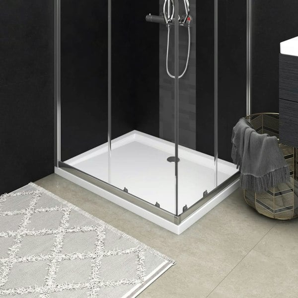 Berkfield Rectangular ABS Shower Base Tray 70x90 cm