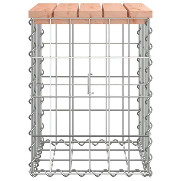 Berkfield Garden Bench Gabion Design 33x31x42 cm Solid Wood Douglas
