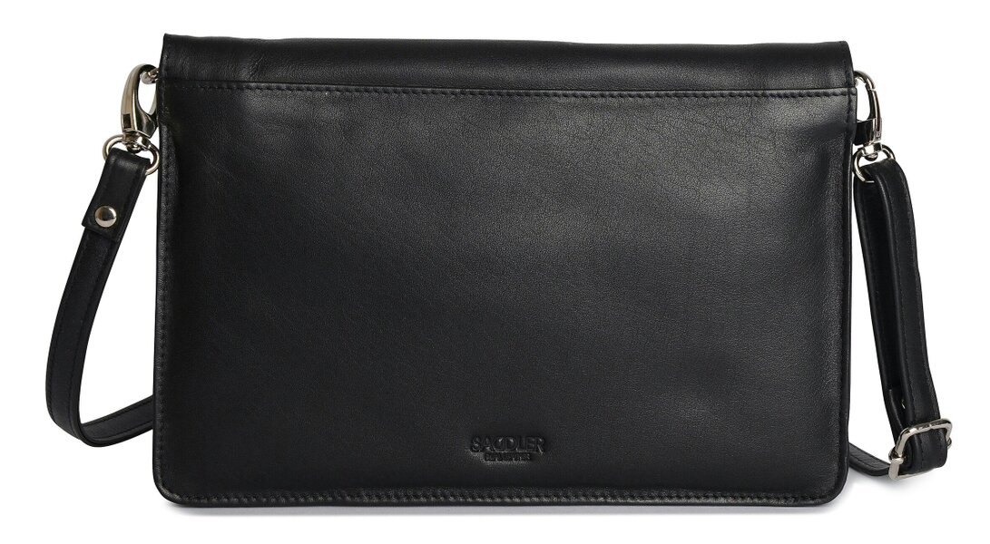 SADDLER Olivia 3-Section Leather Crossbody Bag & Clutch – Compact & Stylish - Gift Boxed