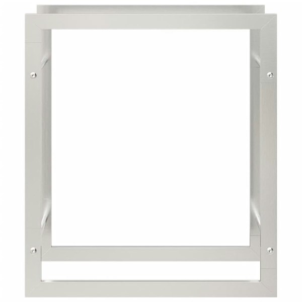 Berkfield Firewood Rack 50x28x56 cm Stainless Steel