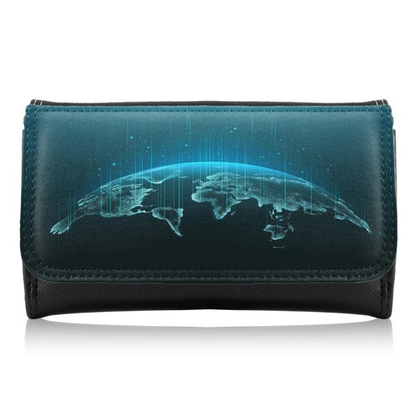 Benjamin Tate Design Map Of The Planet Maxi Purse