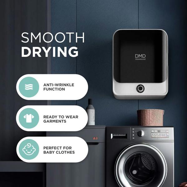 DMD Collective Mini Tumble Dryer - Vented, Anti-Wrinkle and Cool Air
