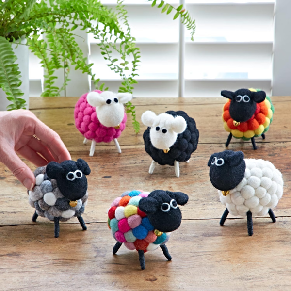 Paper High Felt Sheep Ornament