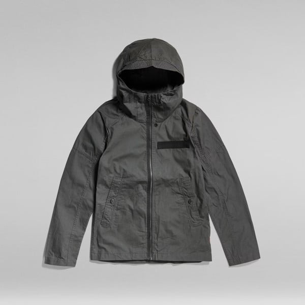 G-Star Raw Batt DC Hooded Overshirt Jacket - Grey