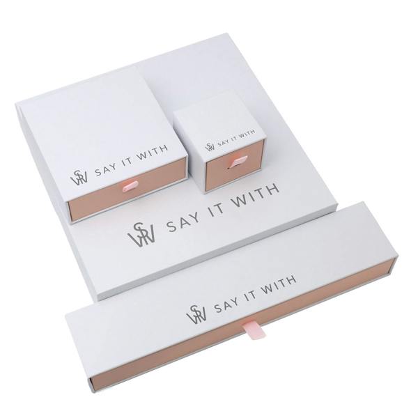 Say It With Green Crystal Clover 4-Piece Gift Set - Yellow Gold