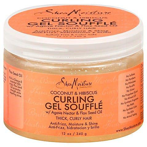Shea Moisture Coconut Curling Gel Souffle formulated to help you achieve more style control for those who enjoy wearing curly styles.