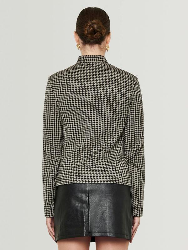 Knit Jacket Black & Grey