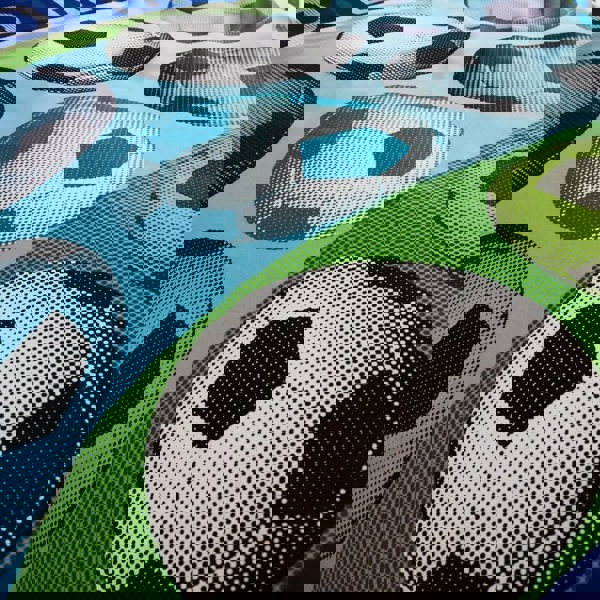Catherine Lansfield Football Blue Duvet Cover Set