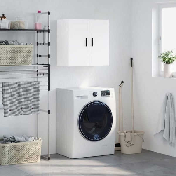 Berkfield Wall Cabinet White 60x31x60 cm Engineered Wood