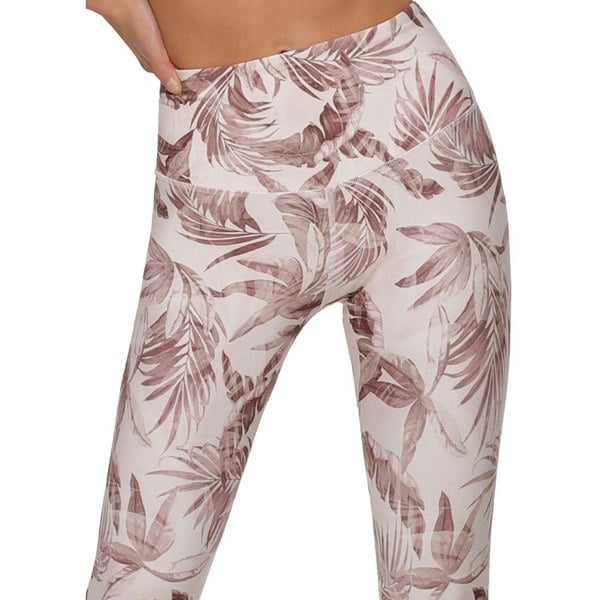 Lorna Jane Vintage Palm Ankle Biter Leggings in Vintage Palm Print