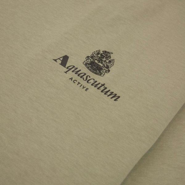 Aquascutum Active Small Logo T-Shirt Beige S