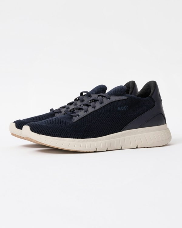 BOSS Orange Titanis_Slon_knwal Mens Trainers - Dark Blue 401