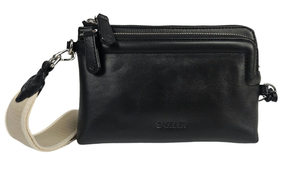 SADDLER Heather Leather Clutch & Crossbody Bag - Handmade by Saddler  – Versatile & Compact