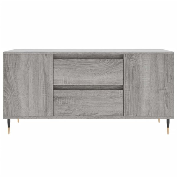 Berkfield Coffee Table Grey Sonoma 102x44.5x50 cm Engineered Wood
