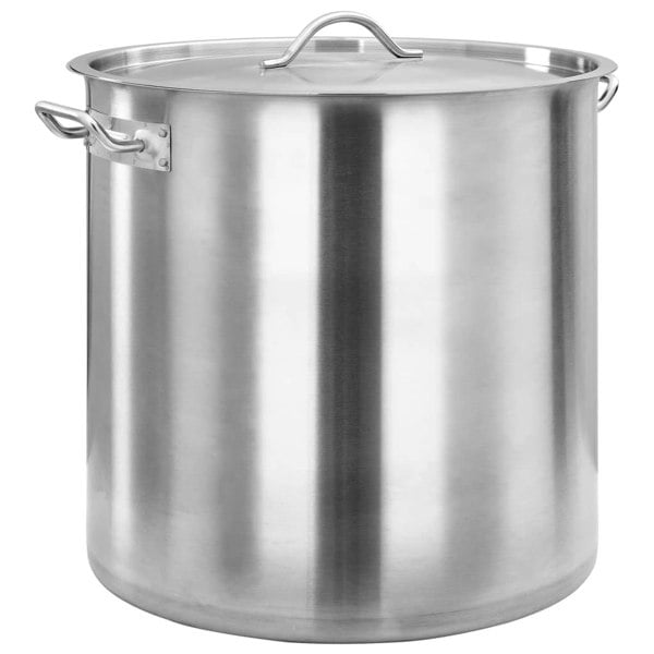 Berkfield Stock Pot 98 L 50x50 cm Stainless Steel