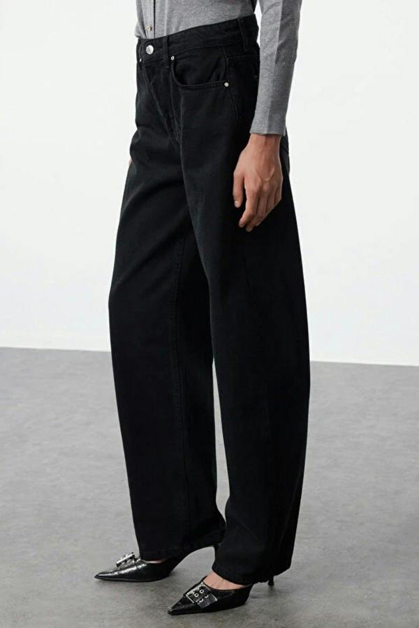 WOVCOR High Waist Baggy Jeans