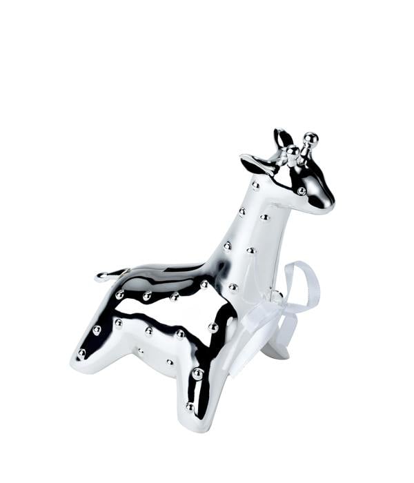 Arthur Price Bambino 'Giraffe' Silver Plated Coin Money Box Luxury Children's Gift
