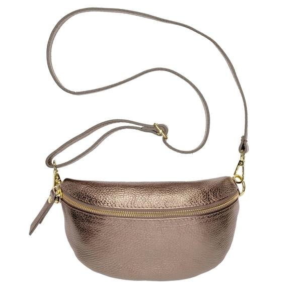 Elie Beaumont Sling Bag - Bronze with Mosaic Strap