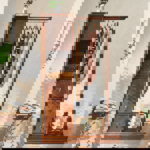 Jessica Rattan Wardrobe, Coat Rack, Wood-Rit Concept-Rit Concept