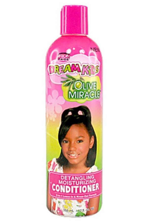 African Pride Dream Kids Olive Miracle Detangling Moisturizing Conditioner.