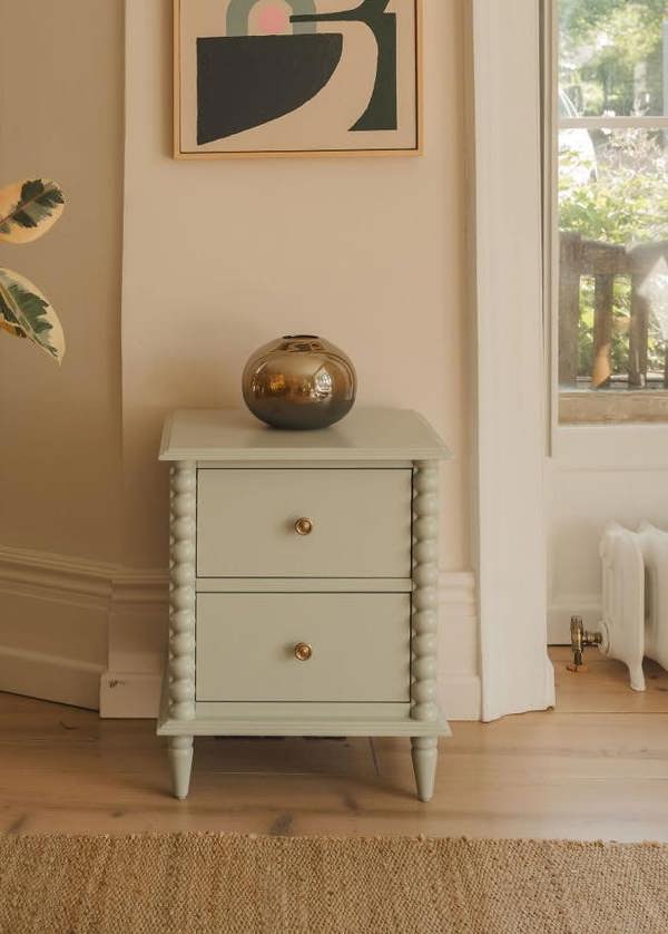 Statement Furniture Cromwell Bedside Table with Bobbin Design
