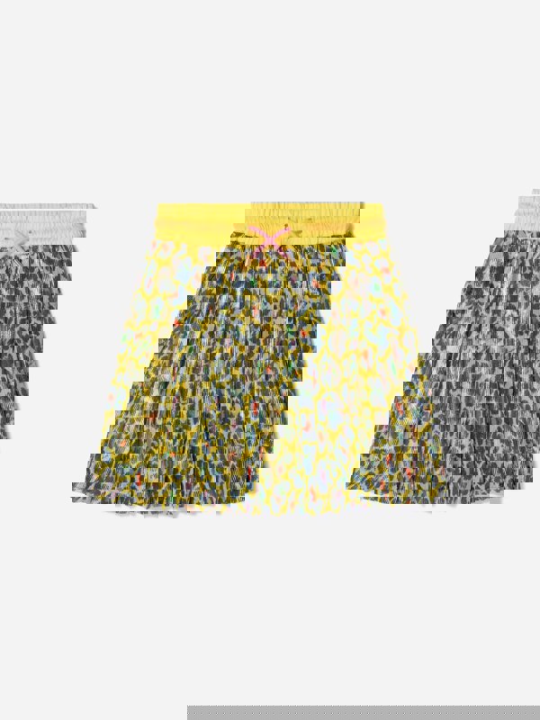 MARC JACOBS Girls Cheetah Print Pleated Skirt