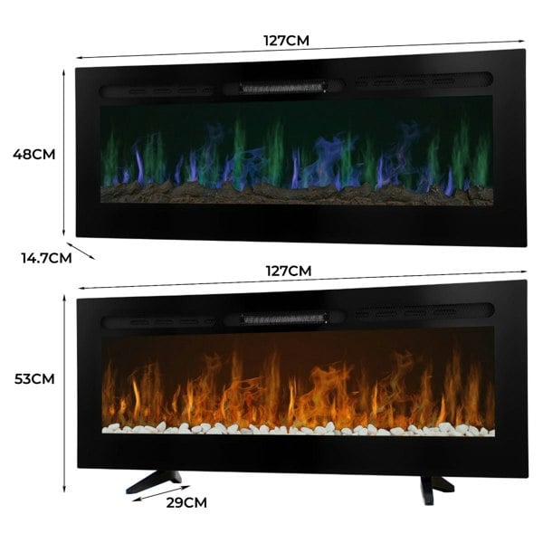 Monstershop Electric Inset Fireplace 50”