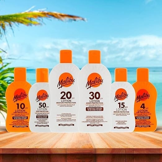 Malibu Sun Lotion SPF50 200ml Pack of 2