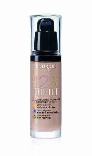 Bourjois Paris 2 x Bourjois Paris 123 Perfect Foundation 30ml - 53 Light Beige