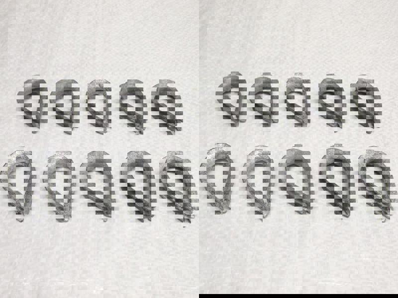 X10 16MM Galvanised Thimbles To BS464 - Lifting Heavy Duty Galv 5/8 Inch