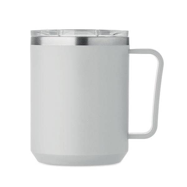 MidOcean Cocoa Double-Walled 400ml Mug - Grey - 